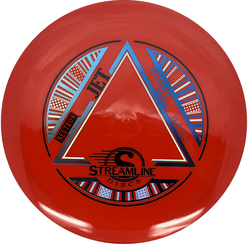 Streamline Jet Streamline Jet - Neutron / 174g - Red (Light Blue/Blue Foil) - Skyline Disc Golf