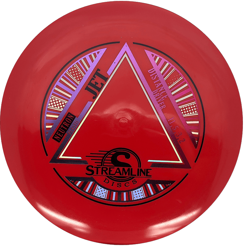 Streamline Jet Streamline Jet - Neutron / 174g - Red (Violet/Crimson Foil) - Skyline Disc Golf