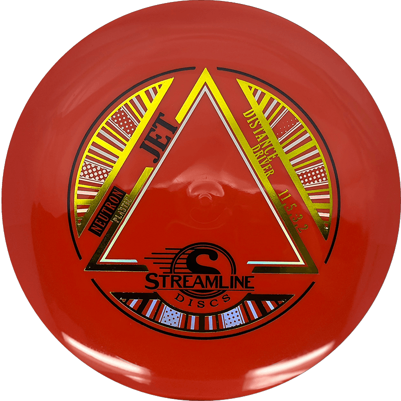 Streamline Jet Streamline Jet - Neutron / 174g - Red (Yellow Foil) - Skyline Disc Golf