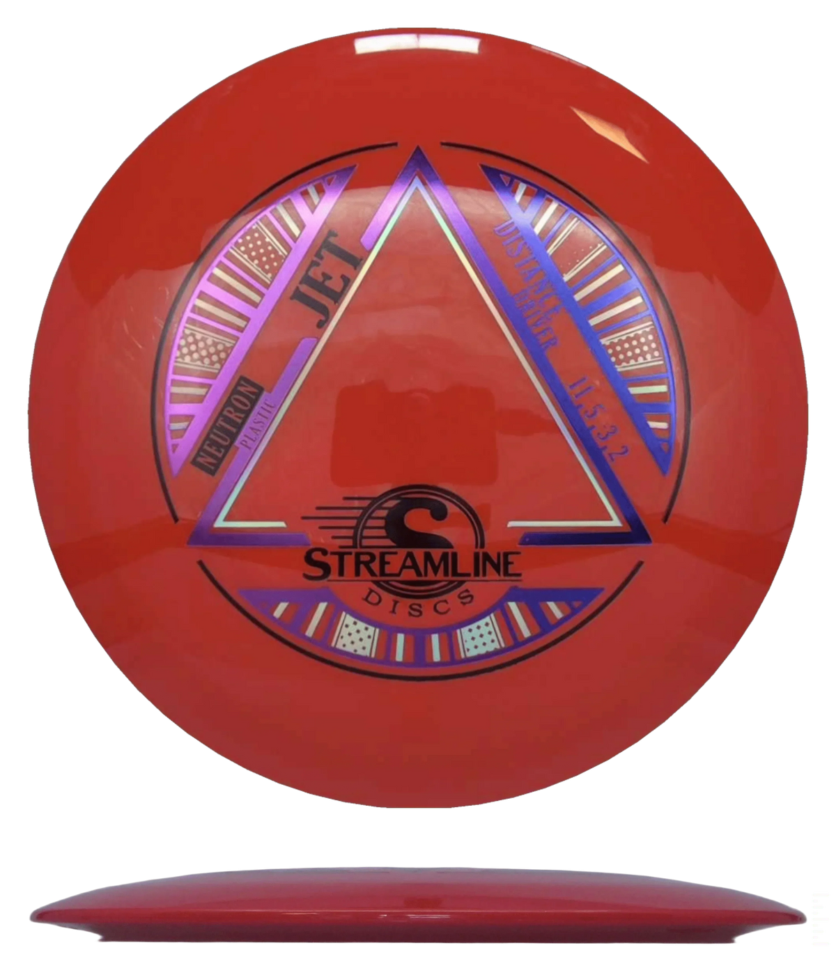 Streamline Jet - Neutron / 174g - Orange (Magenta/Purple Foil) - Skyline Disc Golf