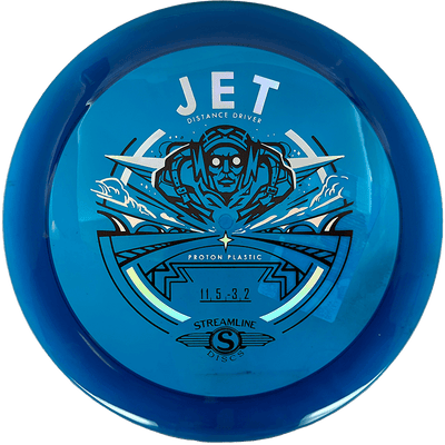 Streamline Jet Streamline Jet - Proton / 169g - Blue (Chrome/Black) - Skyline Disc Golf