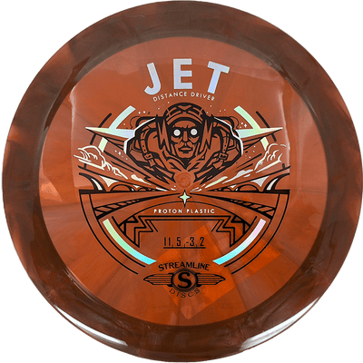 Streamline Jet Streamline Jet - Proton / 172g - Burnt Red Orange (Chrome/Black) - Skyline Disc Golf