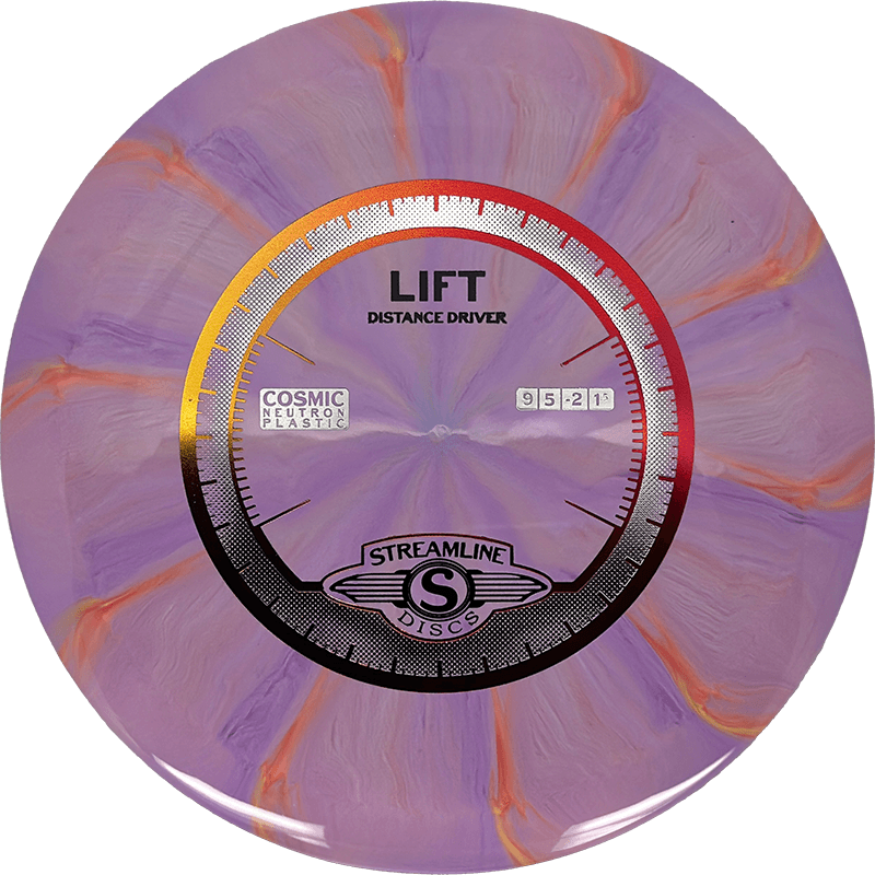 Streamline Lift Streamline Lift - Cosmic Neutron / 168g - Lavender Burst (Yellow/Red Foil) - Skyline Disc Golf