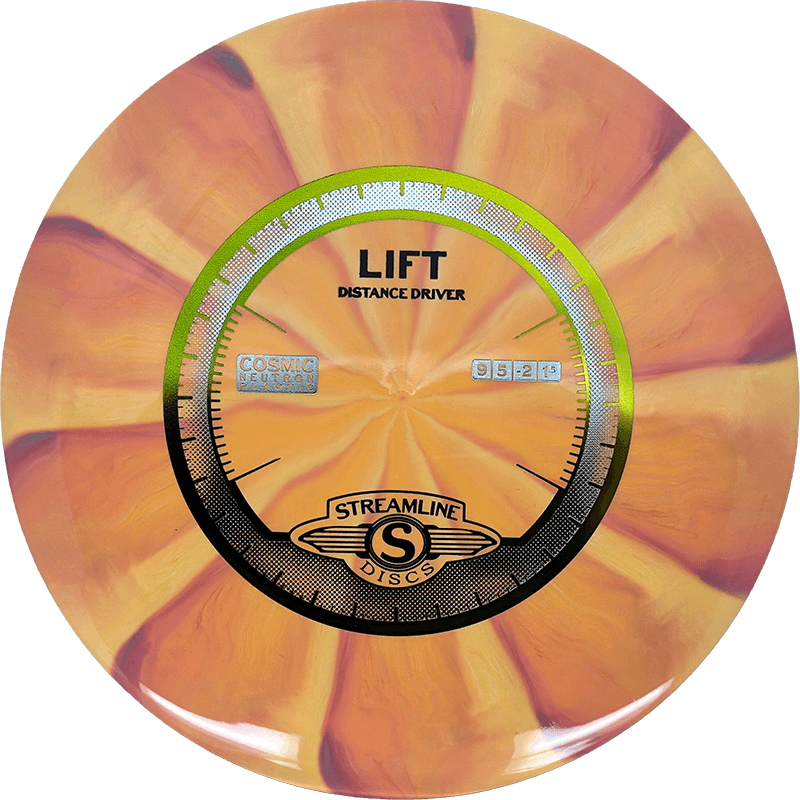 Streamline Lift Streamline Lift - Cosmic Neutron / 175g - Orange/Melon Burst (Yellow/Yellow Green Foil) - Skyline Disc Golf