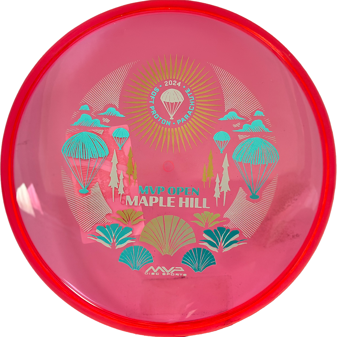 Streamline Parachute Streamline Parachute - Proton Soft - MVP Open Edition / 153g - Hot Pink (MVP Open Stamp) - Skyline Disc Golf