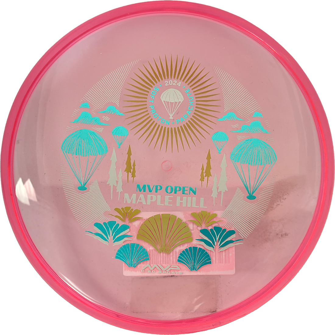 Streamline Parachute Streamline Parachute - Proton Soft - MVP Open Edition / 153g - Pink (MVP Open Stamp) - Skyline Disc Golf