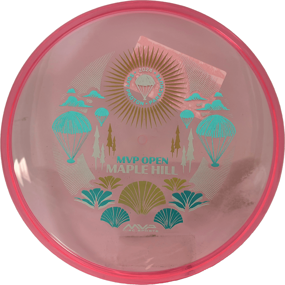 Streamline Parachute Streamline Parachute - Proton Soft - MVP Open Edition / 153g - Soft Pink (MVP Open Stamp) - Skyline Disc Golf