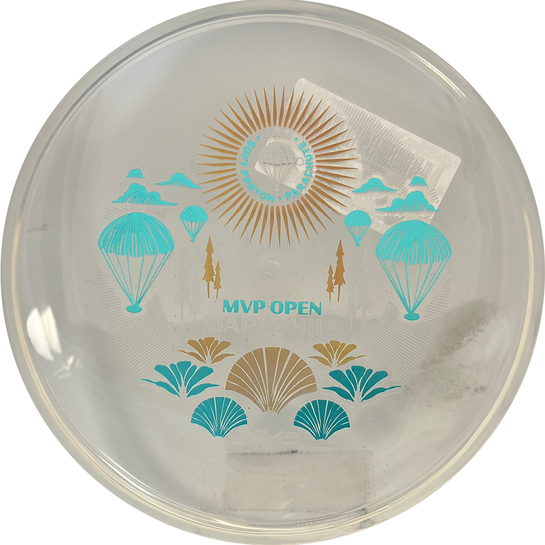 Streamline Parachute Streamline Parachute - Proton Soft - MVP Open Edition / 154g - Clear (MVP Open Stamp) *1002* - Skyline Disc Golf