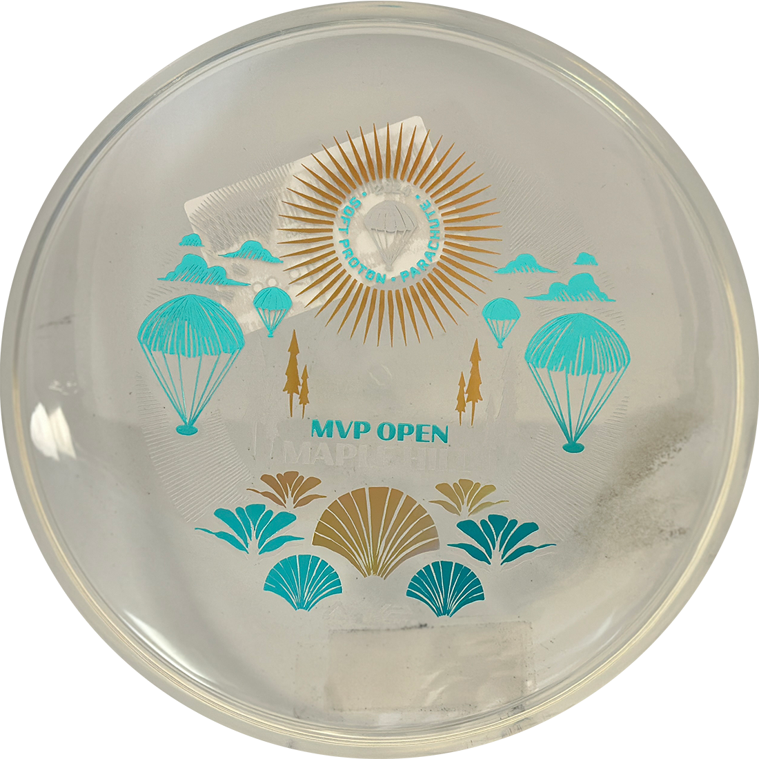 Streamline Parachute Streamline Parachute - Proton Soft - MVP Open Edition / 154g - Clear (MVP Open Stamp) *1005* - Skyline Disc Golf