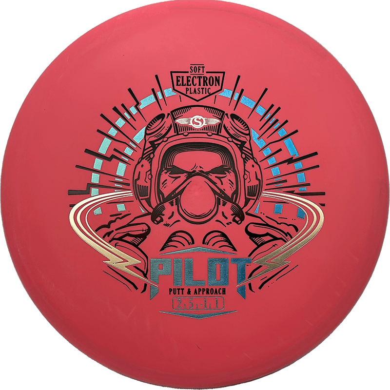 Streamline Pilot Streamline Pilot - Soft Electron / 166g - Pastel Red (Light Blue/Blue Foil) - Skyline Disc Golf