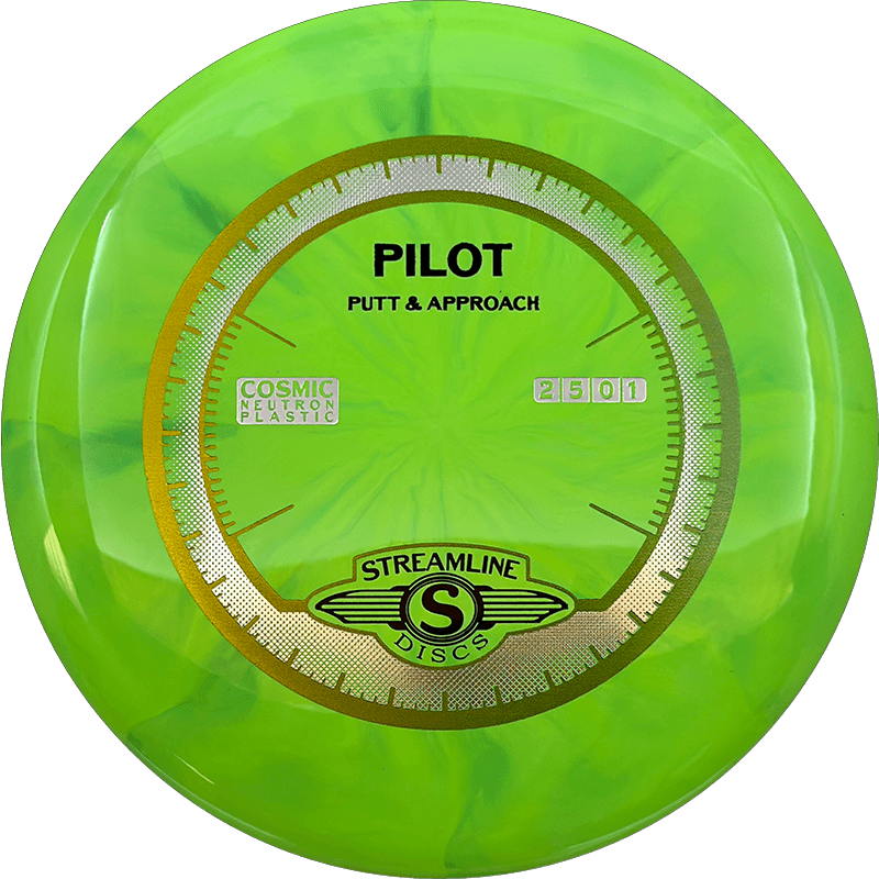 Streamline Pilot Streamline Pilot - Cosmic Neutron / 169g - Green Burst (Yellow/Yellow Green Foil) - Skyline Disc Golf