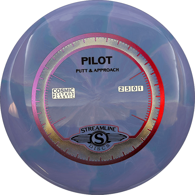 Streamline Pilot Streamline Pilot - Cosmic Neutron / 173g - Blue-ish/Pink Burst (Magenta/Red Foil) - Skyline Disc Golf