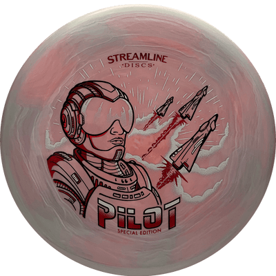 Streamline Pilot - Special Edition Streamline Pilot - Special Edition - Neutron / 174g - Rose/Gray Swirl (Special Edition Stamp) - Skyline Disc Golf