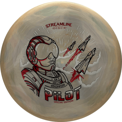 Streamline Pilot - Special Edition Streamline Pilot - Special Edition - Neutron / 174g - Sand/Gray Swirl (Special Edition Stamp) - Skyline Disc Golf