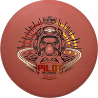 172g - Clay (Red/Yellow Foil) Soft Electron Streamline Pilot - Skyline Disc Golf