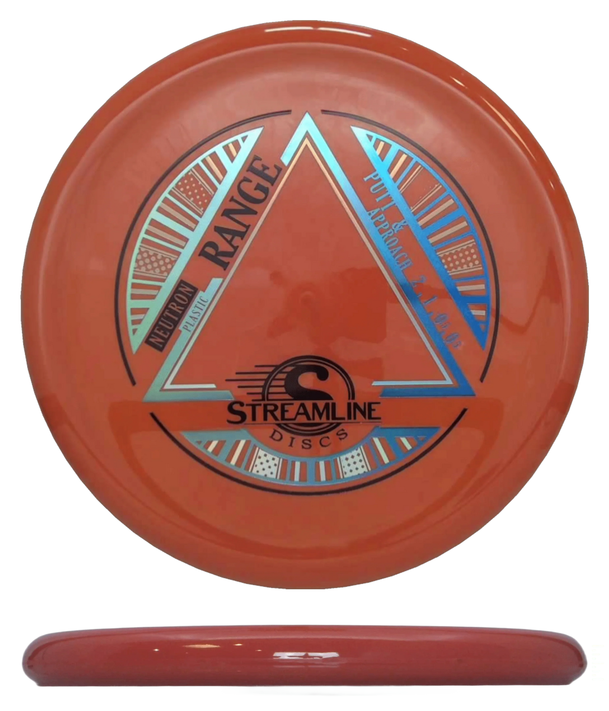 Streamline Range - Neutron / 175g - Red Clay (Blues Foil) - Skyline Disc Golf