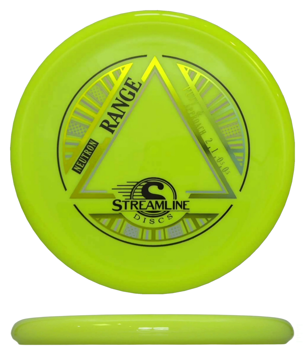 Streamline Range - Neutron / 168g - Canary Yellow (Yellow Foil) - Skyline Disc Golf