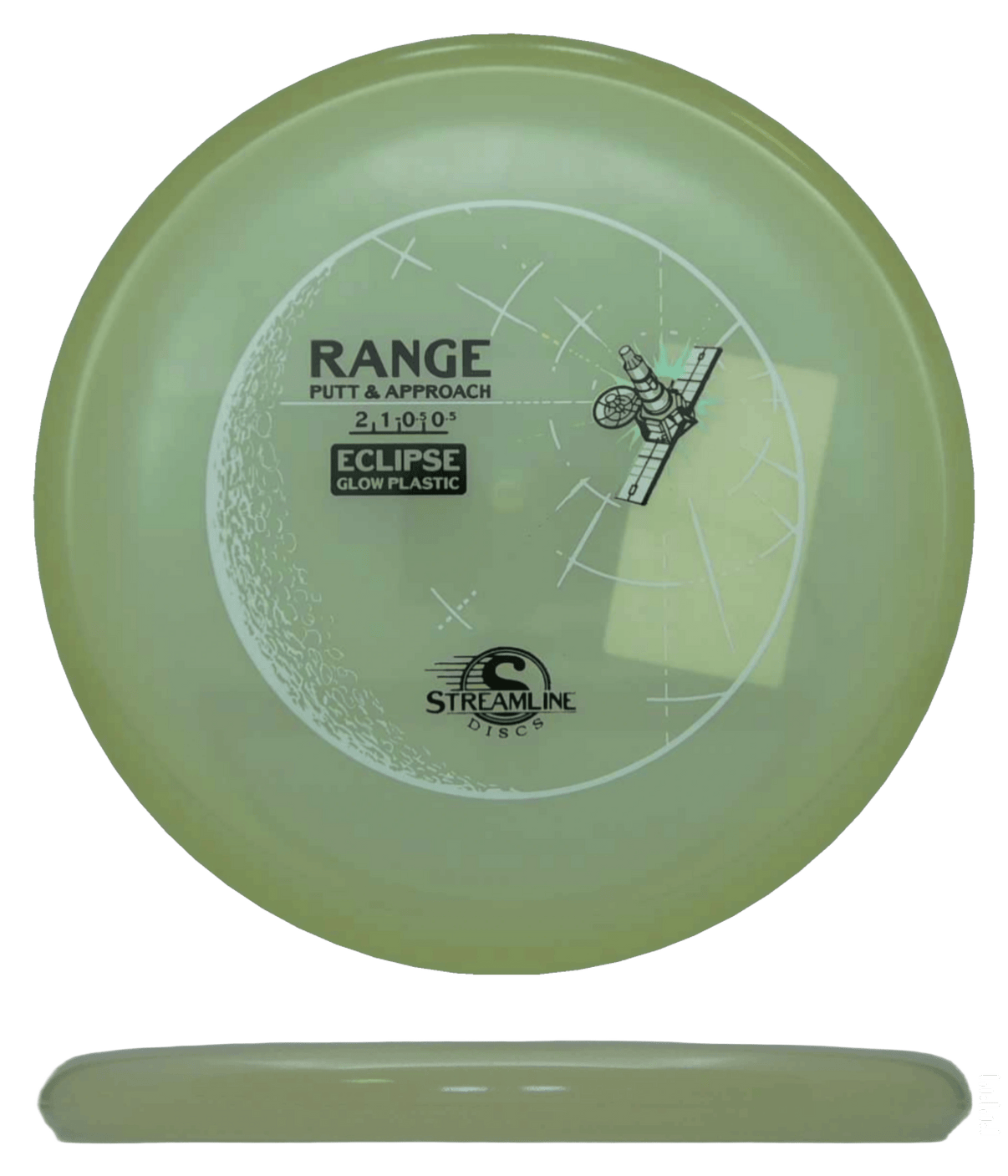 174g - Glow (Black/White/Green Foil) Eclipse Streamline Range - Skyline Disc Golf