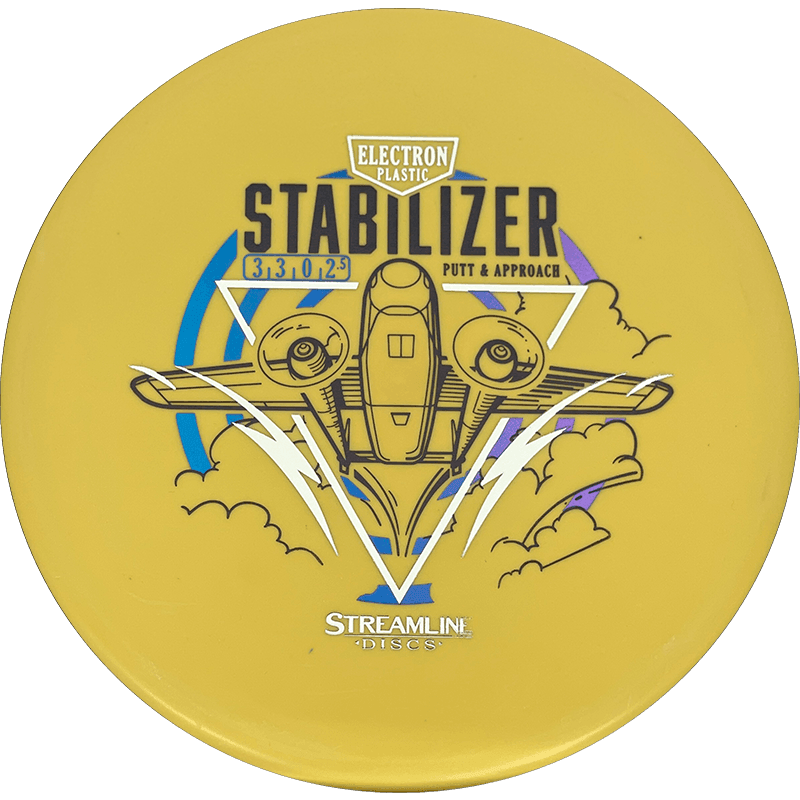 Streamline Stabilizer Streamline Stabilizer - Electron / 166g - Yellow (Blue/Violet Foil) - Skyline Disc Golf