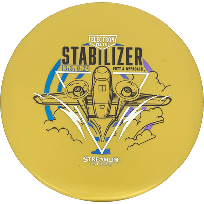 Streamline Stabilizer Streamline Stabilizer - Electron / 166g - Yellow (Blue/Violet Foil) - Skyline Disc Golf