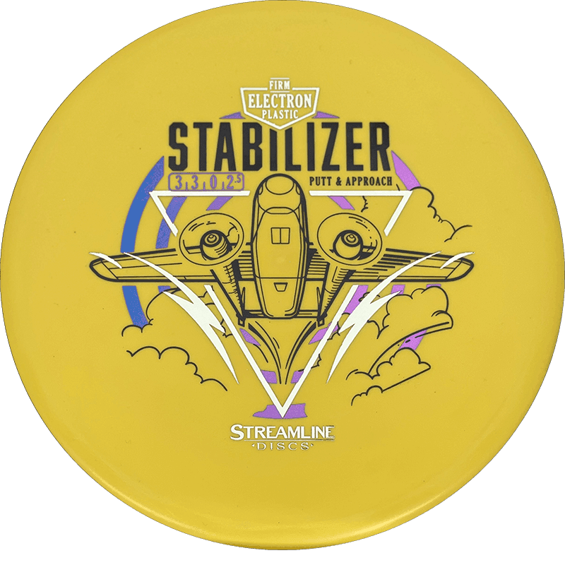 Streamline Stabilizer - Electron Firm / 168g - Yellow (Blue/Lavender Foil)