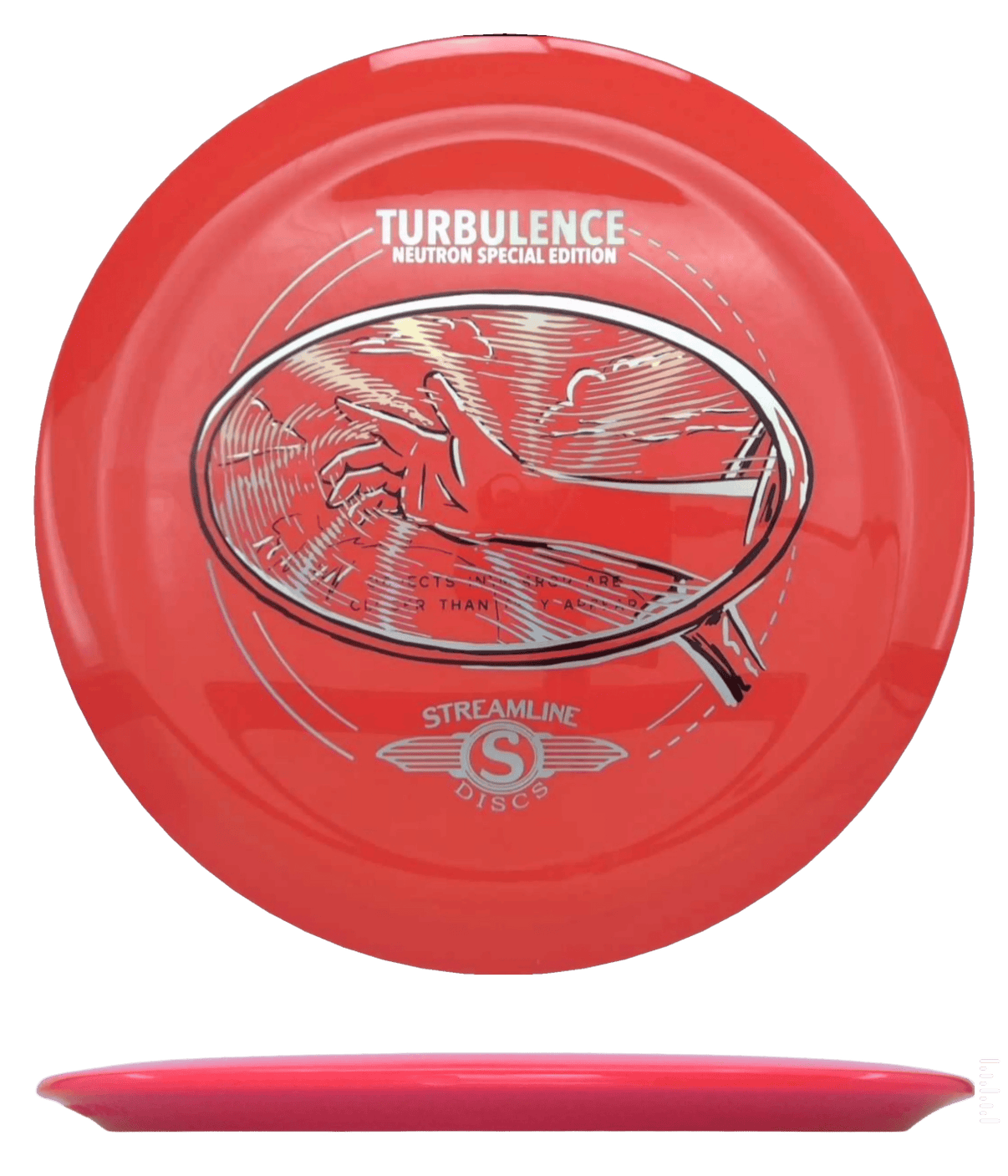 174g - Orange (Black/Chrome) Neutron - Special Edition Streamline Turbulence - Skyline Disc Golf
