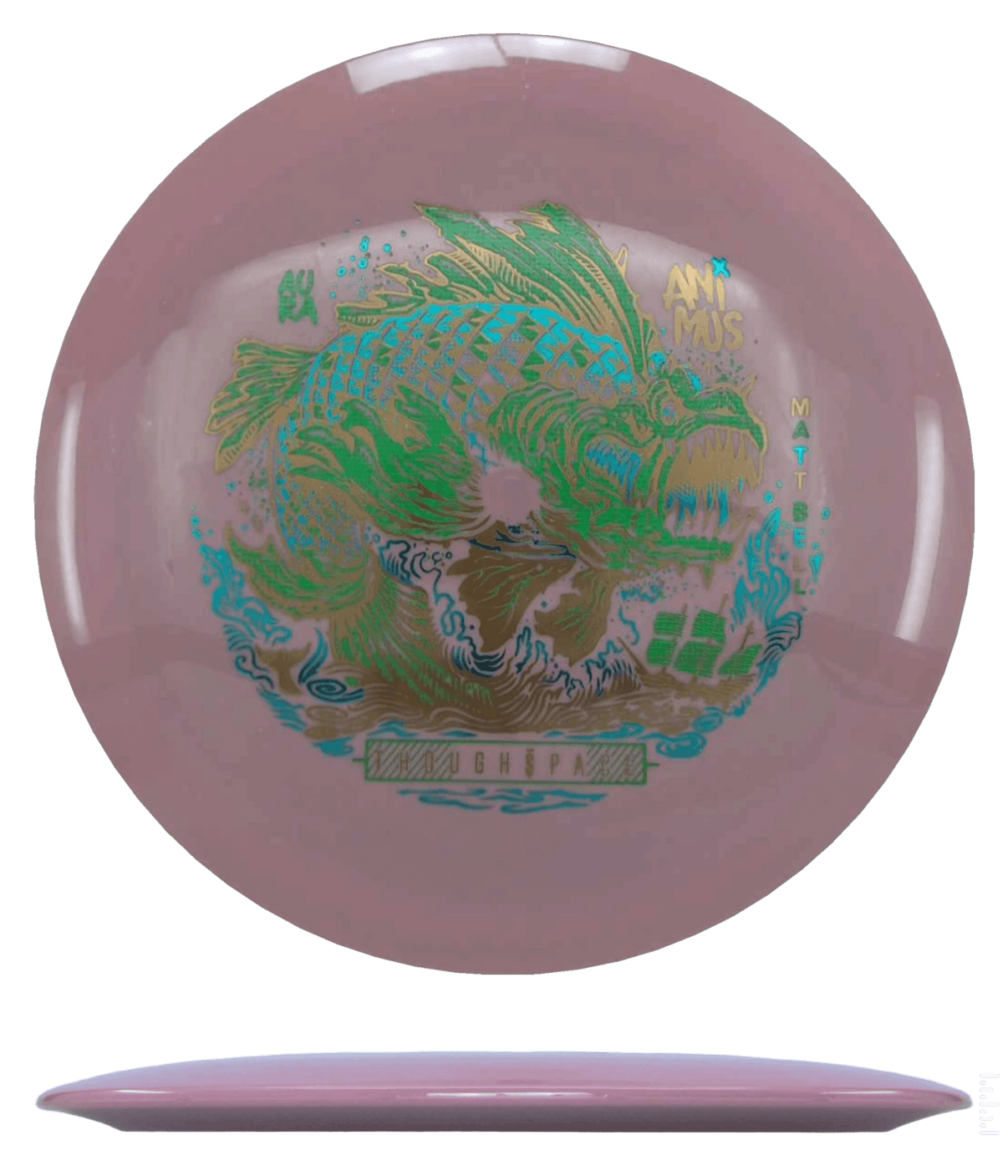 Thought Space Animus - Signature Aura - Matt Bell Tour Series / 171g - Pink-ish/Lavender (Blue Green Foil/Copper/Green Disco) - Skyline Disc Golf