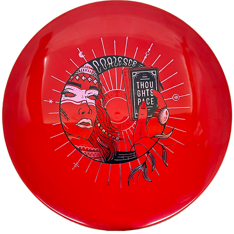 Thought Space Athletics Coalesce Thought Space Athletics Coalesce - Ethereal / 174g - Red (Black/Pink) - Skyline Disc Golf