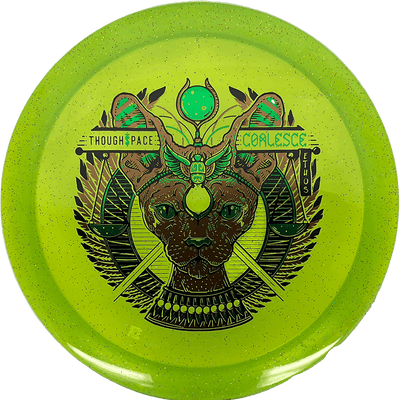 Thought Space Athletics Coalesce Thought Space Athletics Coalesce - Ethos / 175g - Lime Glitter (Green/Copper) - Skyline Disc Golf