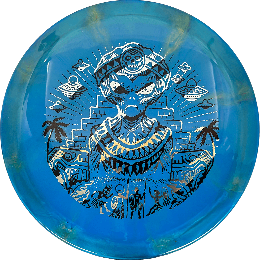 Thought Space Athletics Coalesce Thought Space Athletics Coalesce - Nebula Ethereal / 173g -Blue Burst (Black/Silver) - Skyline Disc Golf