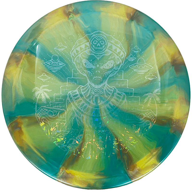 Thought Space Athletics Coalesce Thought Space Athletics Coalesce - Nebula Ethereal / 173g - Green/Yellow-ish Burst (Ghost) - Skyline Disc Golf