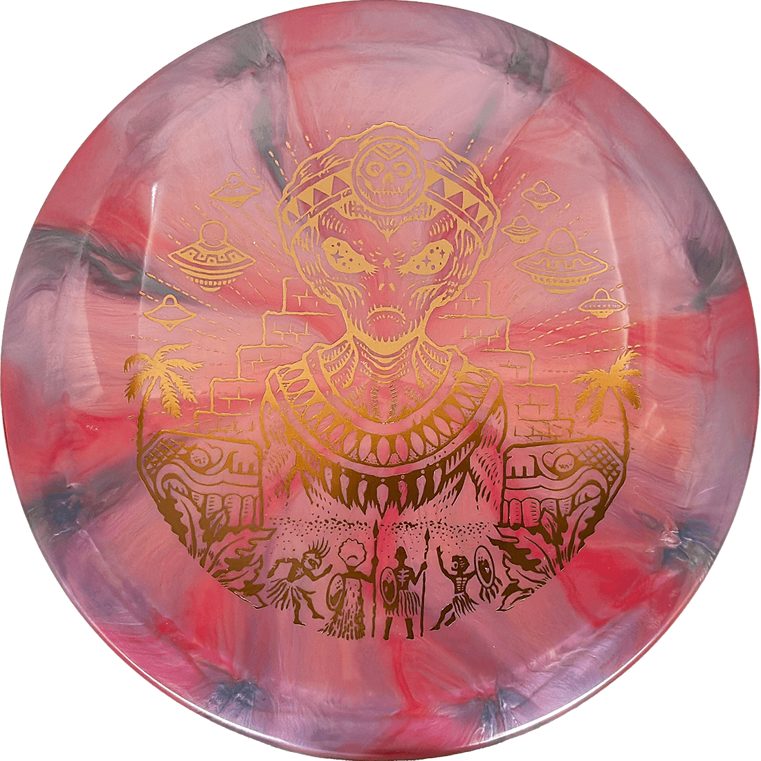 Thought Space Athletics Coalesce Thought Space Athletics Coalesce - Nebula Ethereal / 174g - Pink/Red-ish Burst (Copper) - Skyline Disc Golf