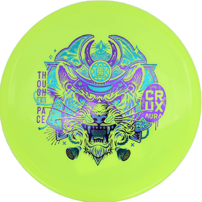 Thought Space Athletics Crux Thought Space Athletics Crux - Aura / 177g - Yellow (Royal Purple/Blue Green) - Skyline Disc Golf