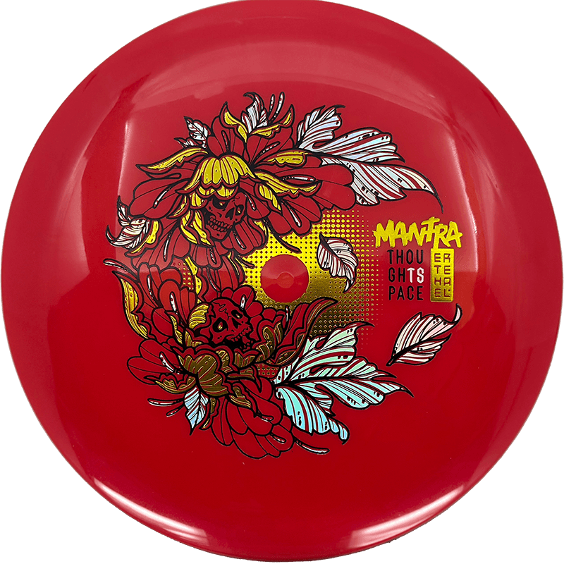 Thought Space Athletics Mantra Thought Space Athletics Mantra - Ethereal / 175g - Red (Yellow Foil/Chrome) - Skyline Disc Golf