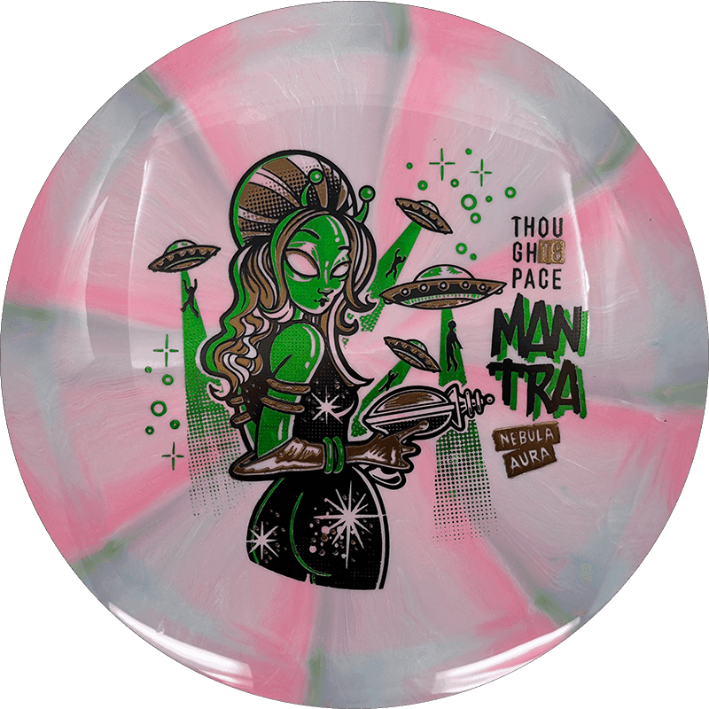 Thought Space Athletics Mantra - Nebula Aura / 175g - Pink Burst (Green/Gold)