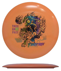 Thought Space Athletics Mantra - Plume / 158g - Orange (Rainbow/Gold Chrome) - Skyline Disc Golf