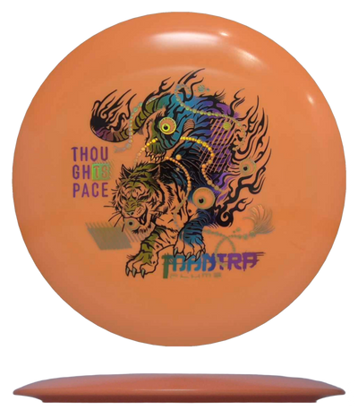 Thought Space Athletics Mantra - Plume / 158g - Orange (Rainbow/Gold Chrome) - Skyline Disc Golf