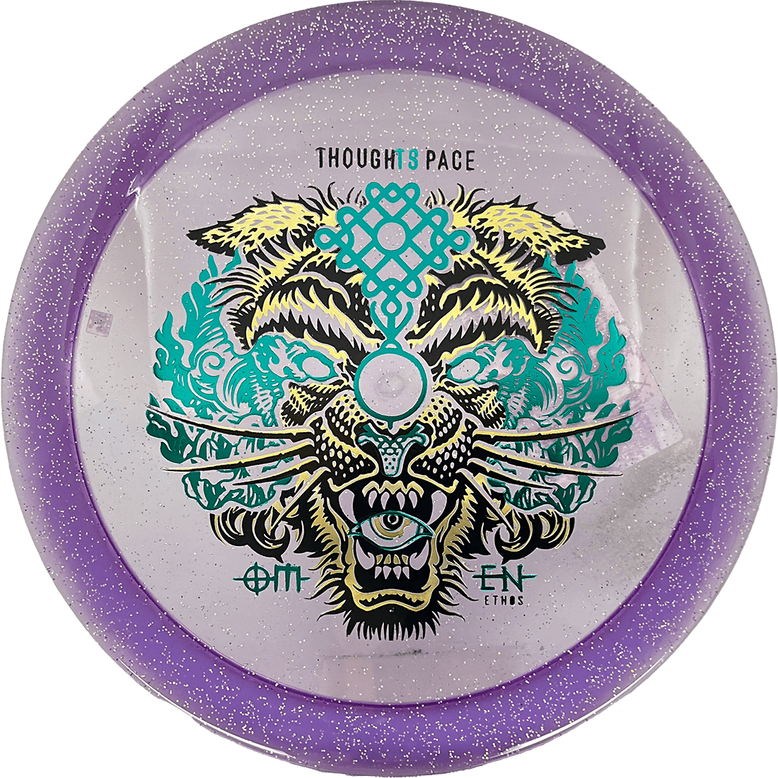 Thought Space Athletics Omen Thought Space Athletics Omen - Ethos / 174g - Purple Glitter (Gold/Blue Green) - Skyline Disc Golf