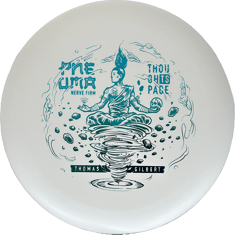 Thought Space Athletics Pneuma Thought Space Athletics Pneuma - Nerve Firm / 173g - White (Blue Green) - Skyline Disc Golf