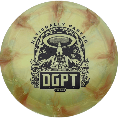 Thought Space Athletics Synapse Thought Space Athletics Synapse - Nebula Ethereal / 169g - Yellow/Orange Burst (Black - DGPT Nationally Parked) - Skyline Disc Golf