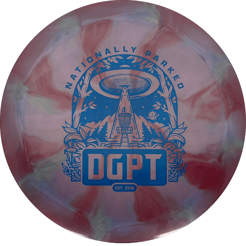 Thought Space Athletics Synapse - Nebula Ethereal / 175g - Crimson/Pink Burst (Blue - DGPT Nationally Parked)