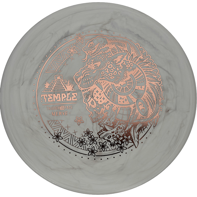 Thought Space Athletics Temple Thought Space Athletics Temple - Nerve / 173g - White Marble (Rose Gold) *1005* - Skyline Disc Golf