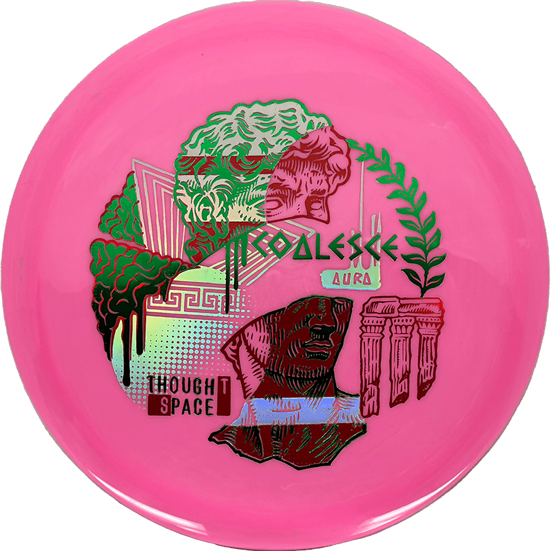 Thought Space Coalesce - Aura / 175g - Pink (Green/Red/Chrome) - Skyline Disc Golf