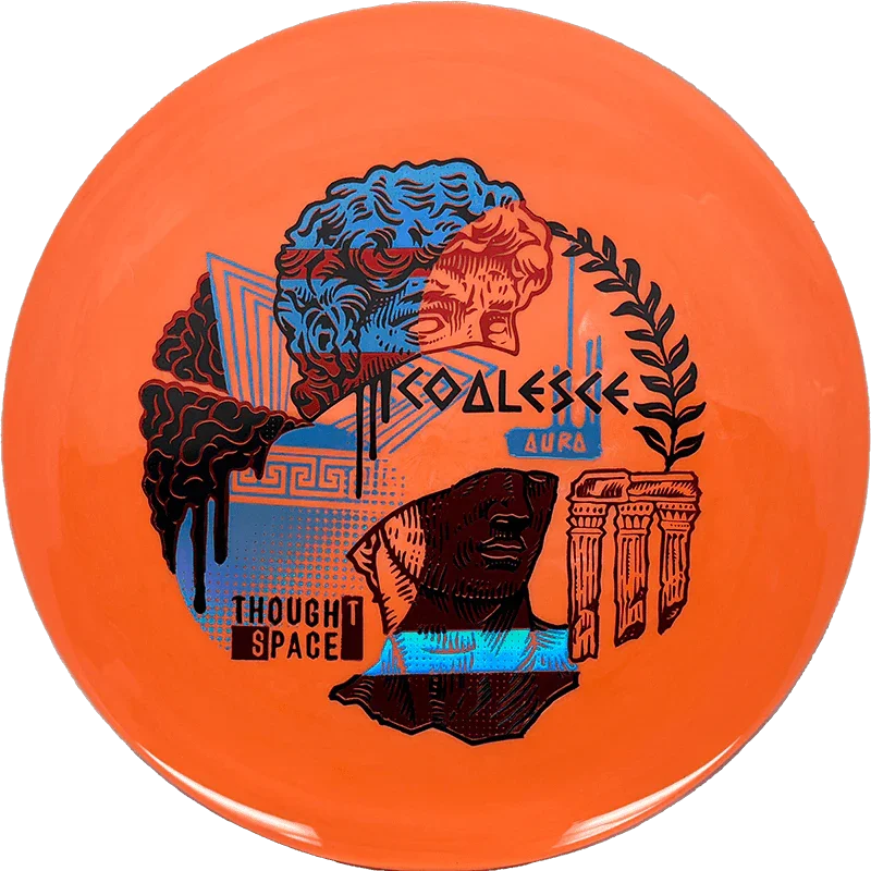 Thought Space Coalesce - Aura / 175g - Orange (Red/Blue/Blue Chrome) - Skyline Disc Golf