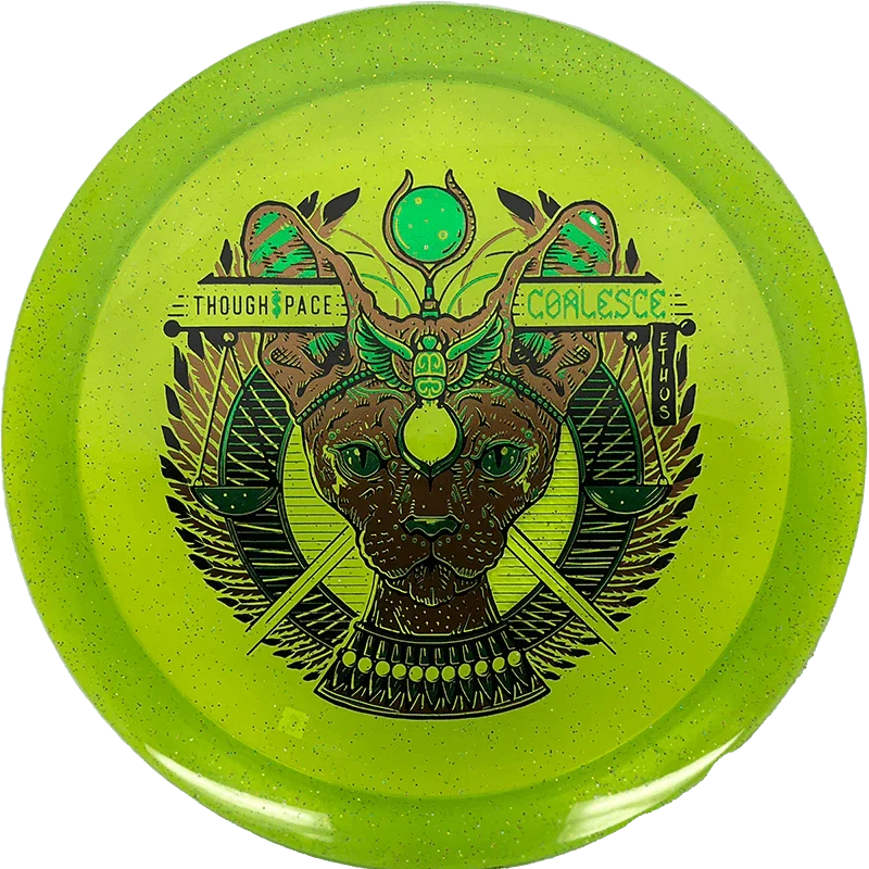 Thought Space Coalesce - Ethos / 175g - Lime Glitter (Green/Copper) - Skyline Disc Golf