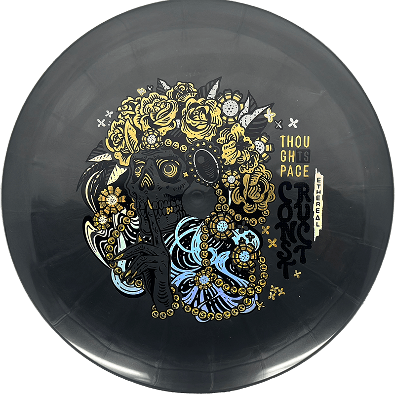 Thought Space Athletics Construct Thought Space Athletics Construct - Ethereal / 169g - Charcoal (Gold/Chrome) - Skyline Disc Golf