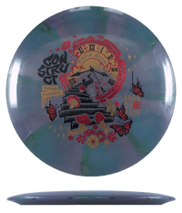 Thought Space Construct - Nebula Ethereal - Maria Olivia Tour Series / 174g - Blue/Green/Lavender Burst (Black/Copper/Red Glitter) - Skyline Disc Golf