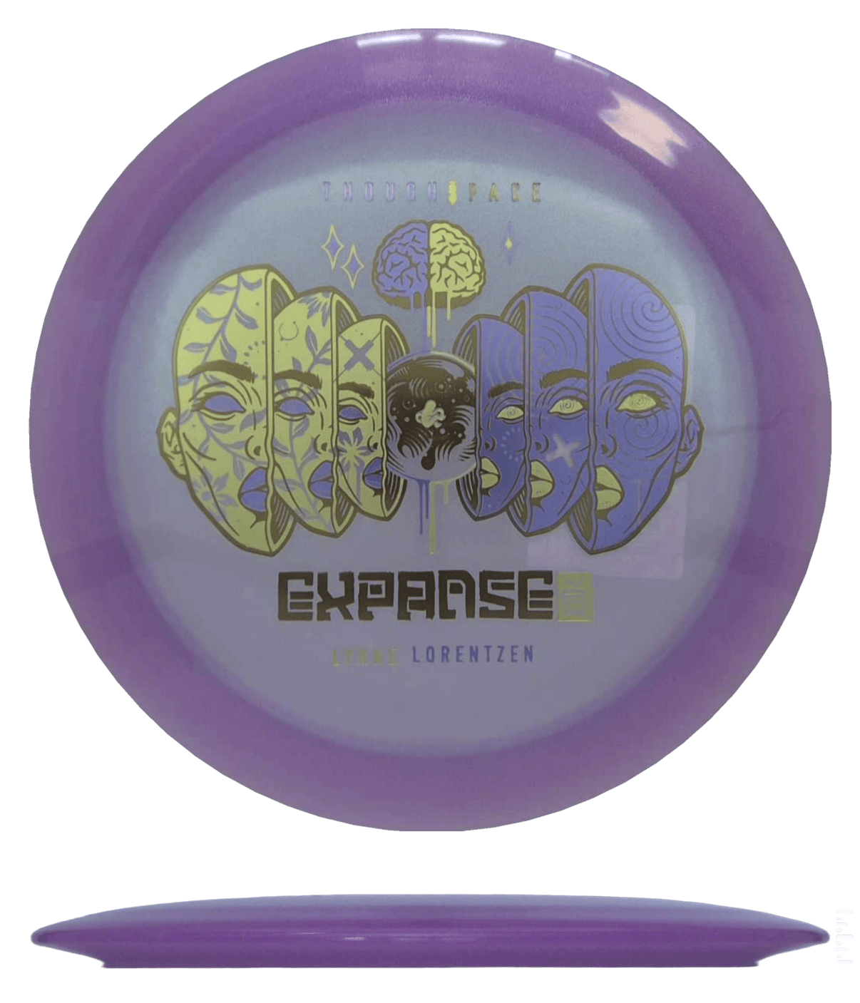 173g - Lavender Pearlescent (Gold/Lavender) Signature Vex - Thought Space Expanse - Skyline Disc Golf
