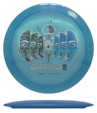 174g - Sky Blue Pearescent (Black/Blue Chrome) Signature Vex - Likke Lorentzen Tour Series Thought Space Expanse - Skyline Disc Golf