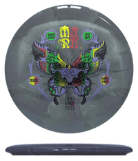 177g - Gray Burst (Rasta Foil/Lavender) Signature Nebula Aura - Zoe Andyke Tour Series Thought Space Mana - Skyline Disc Golf